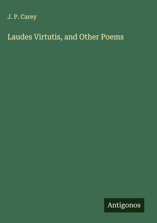 Knjiga Laudes Virtutis, and Other Poems 