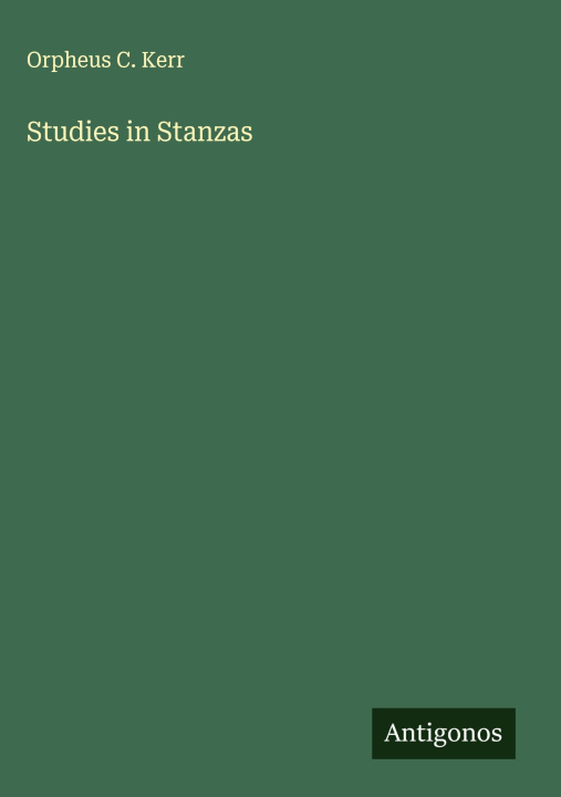 Knjiga Studies in Stanzas 