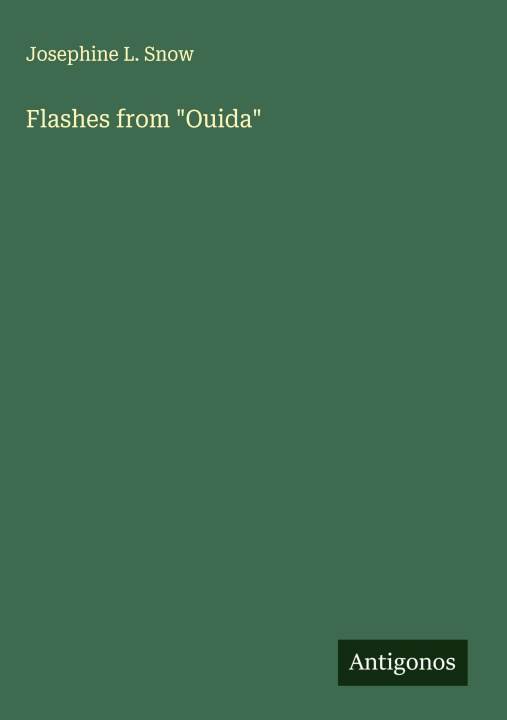 Kniha Flashes from "Ouida" 
