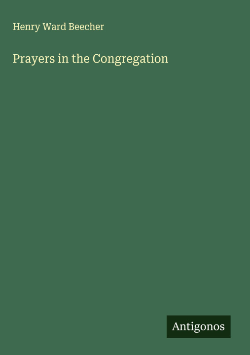 Kniha Prayers in the Congregation 