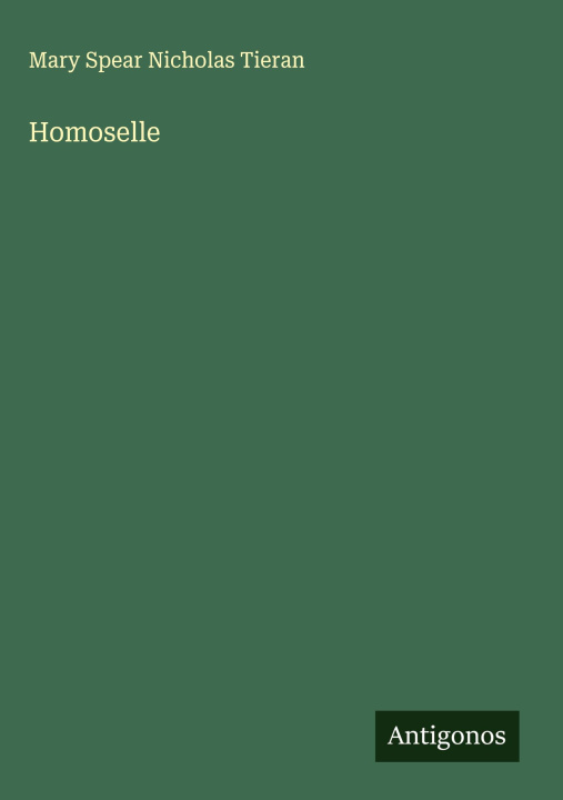 Knjiga Homoselle 