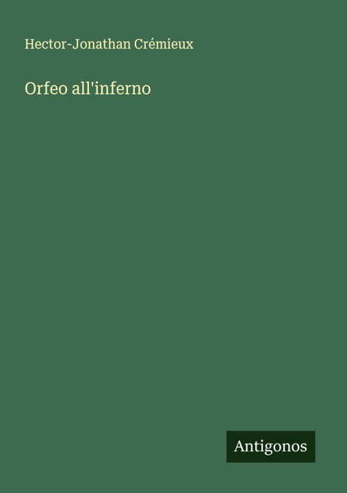 Knjiga Orfeo all'inferno 