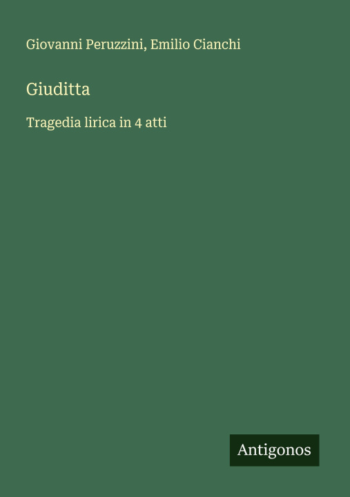 Knjiga Giuditta Emilio Cianchi