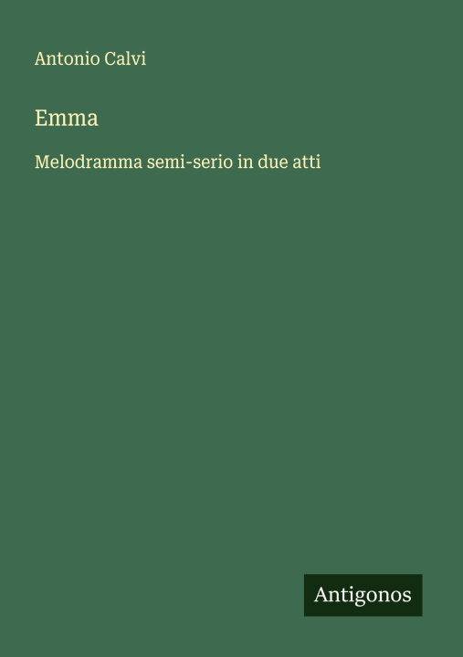 Kniha Emma Antonio Calvi