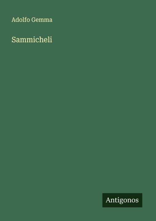 Knjiga Sammicheli Adolfo Gemma