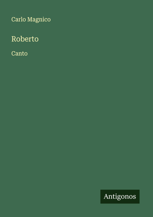 Knjiga Roberto Carlo Magnico