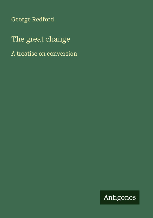 Kniha The great change 