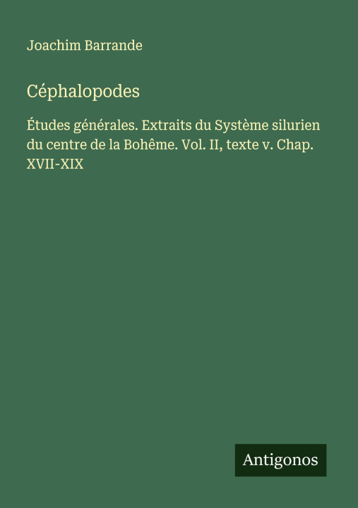 Knjiga Céphalopodes 