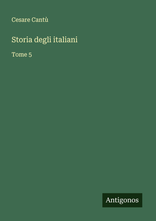 Knjiga Storia degli italiani 
