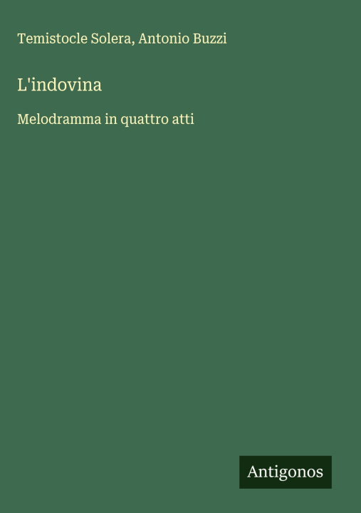 Kniha L'indovina Antonio Buzzi