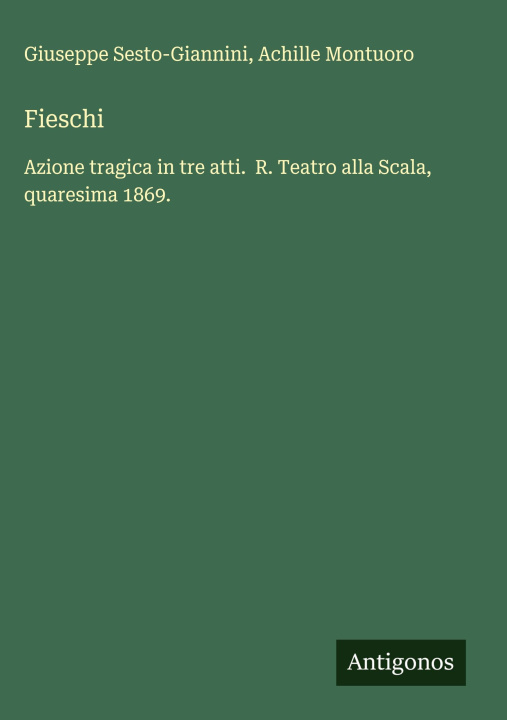 Kniha Fieschi Achille Montuoro