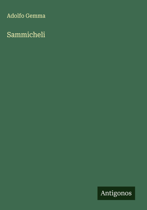 Knjiga Sammicheli Adolfo Gemma