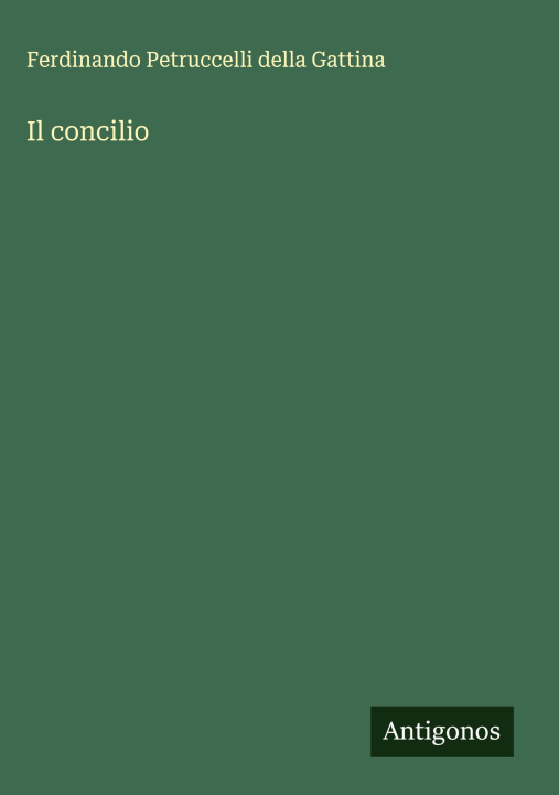 Knjiga Il concilio Ferdinando Petruccelli della Gattina