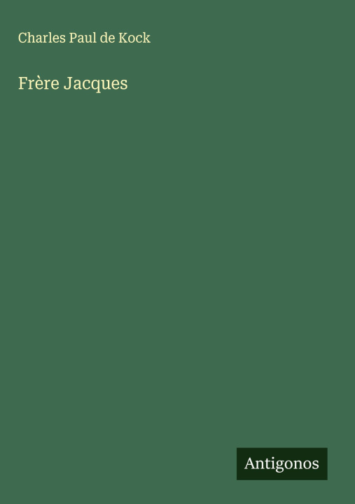 Kniha Frère Jacques 