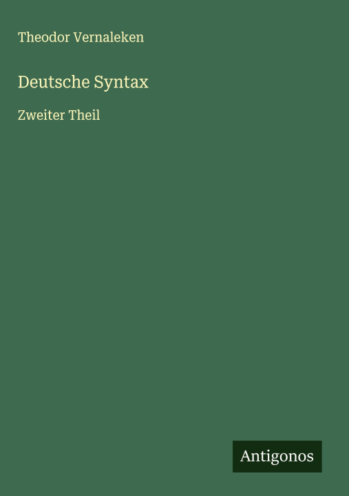 Knjiga Deutsche Syntax 