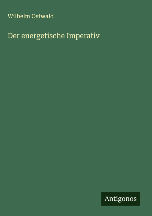 Knjiga Der energetische Imperativ 