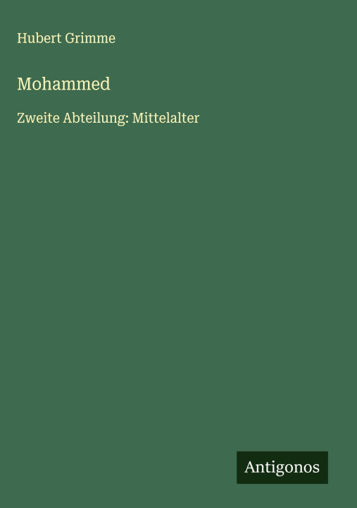 Knjiga Mohammed Hubert Grimme