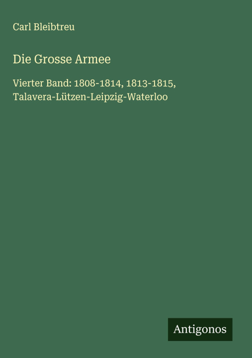 Kniha Die Grosse Armee 