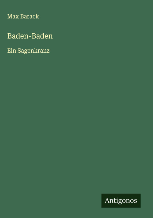 Kniha Baden-Baden 