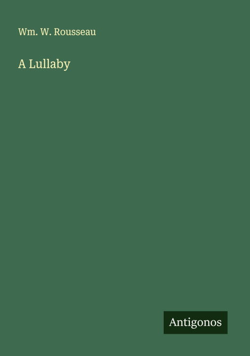 Kniha A Lullaby 