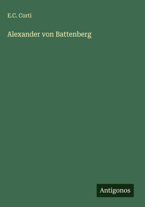 Kniha Alexander von Battenberg 
