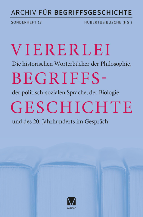 Knjiga Viererlei Begriffsgeschichte 