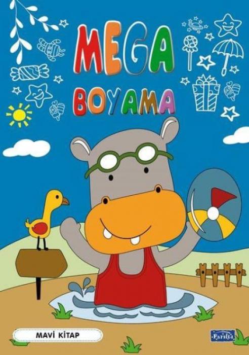 Kniha Mega Boyama - Mavi Kitap 