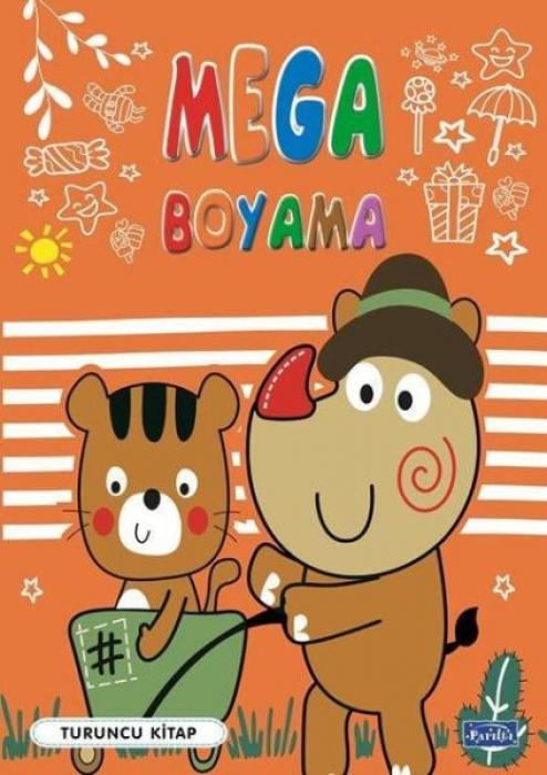 Kniha Mega Boyama - Turuncu Kitap 