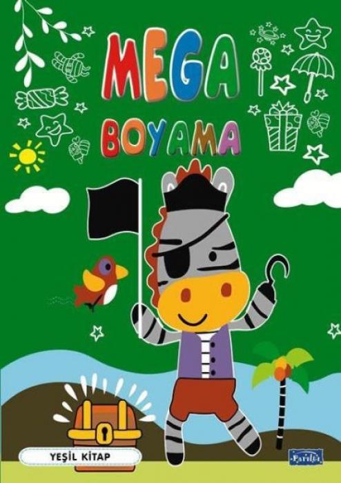 Kniha Mega Boyama-Yesil Kitap 