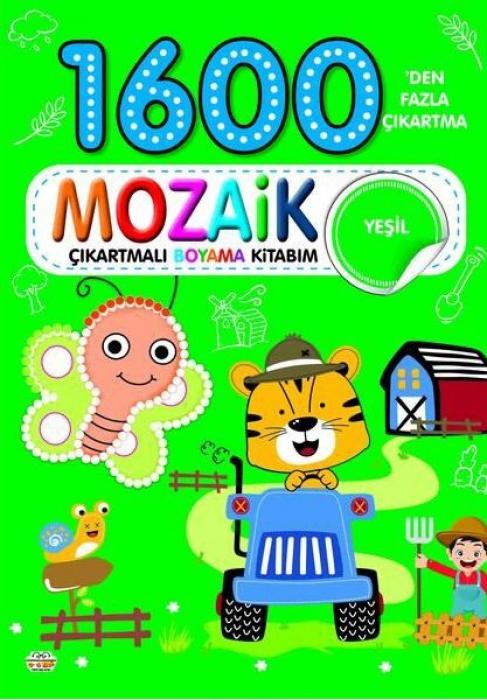 Kniha Mozaik Cikartmali Boyama Kitabim 