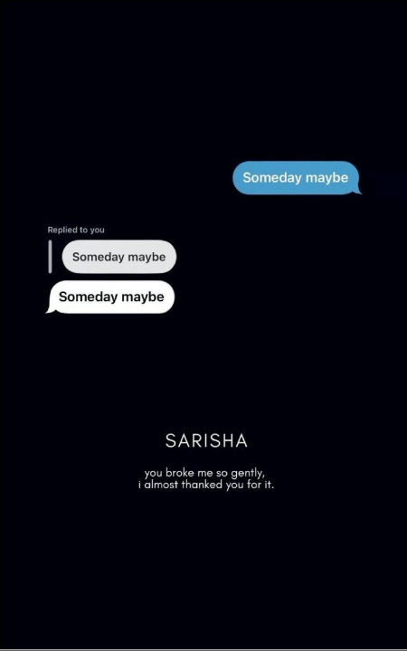 Kniha Someday maybe Sarisha