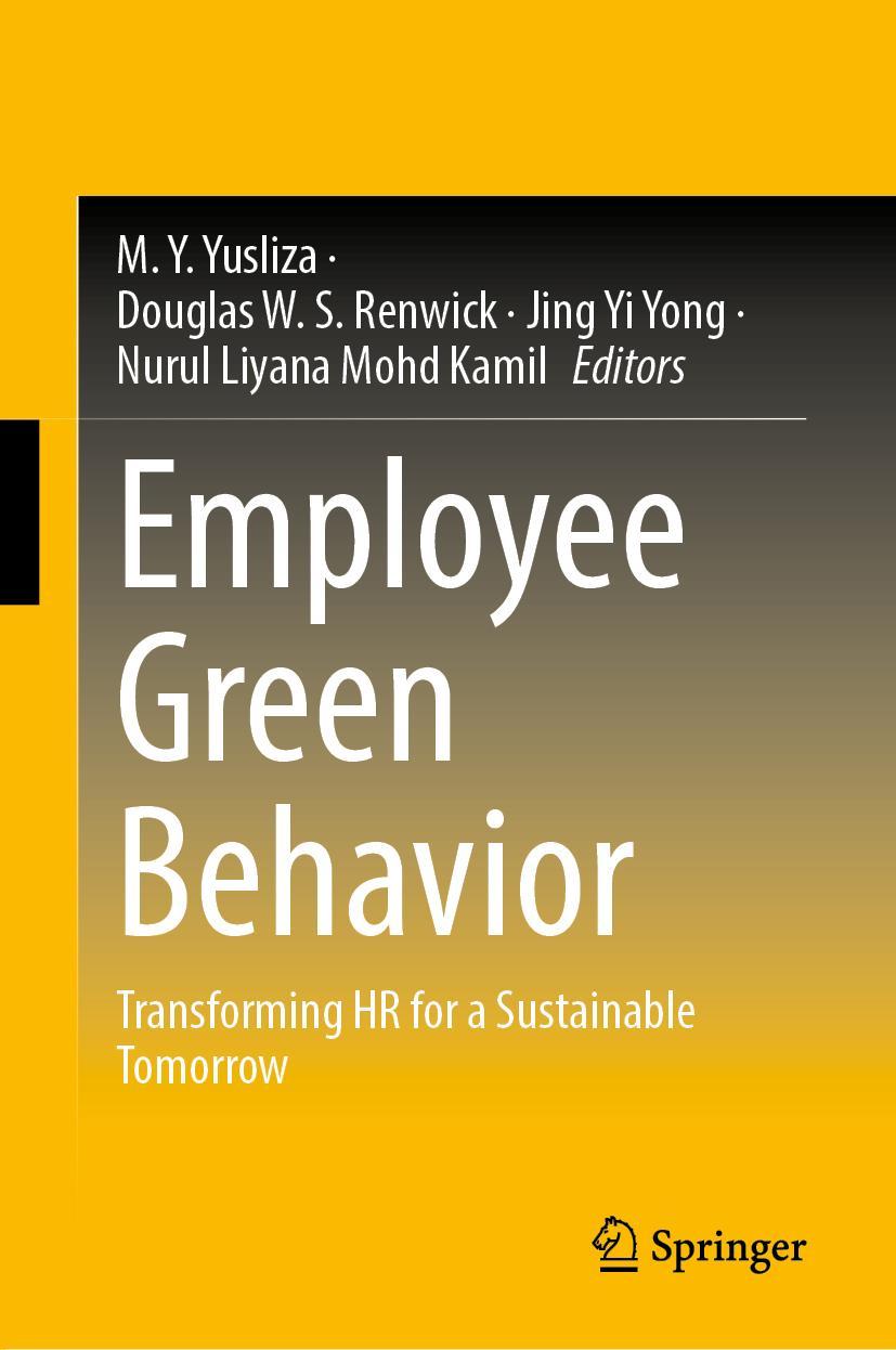Kniha Employee Green Behavior Douglas W. S. Renwick