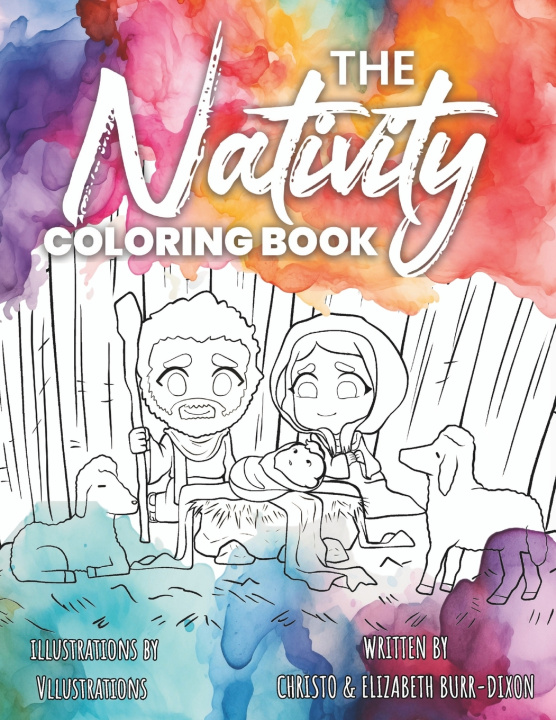 Kniha Nativity Coloring Book Christo Burr-Dixon