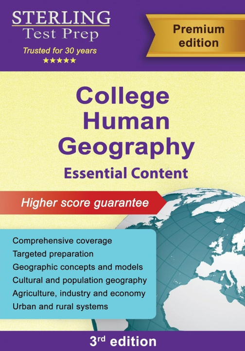 Kniha College Human Geography Sterling Test Prep