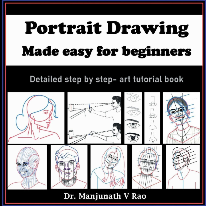 Книга Portrait Drawing - Made easy for beginners Dr. Manjunath V Rao