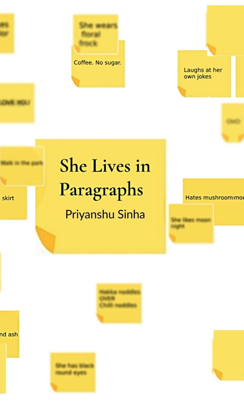 Kniha She lives in Paragraphs Priyanshu Sunil Sinha