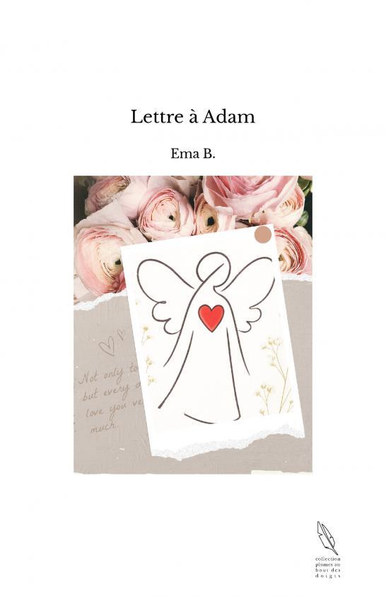 Kniha Lettre à Adam B.