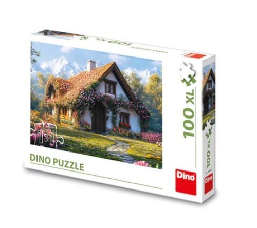 Hra/Hračka Puzzle Chata v údolí XL 100 ks 