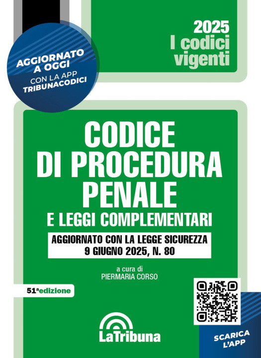 Kniha Codice di procedura penale e leggi complementari 