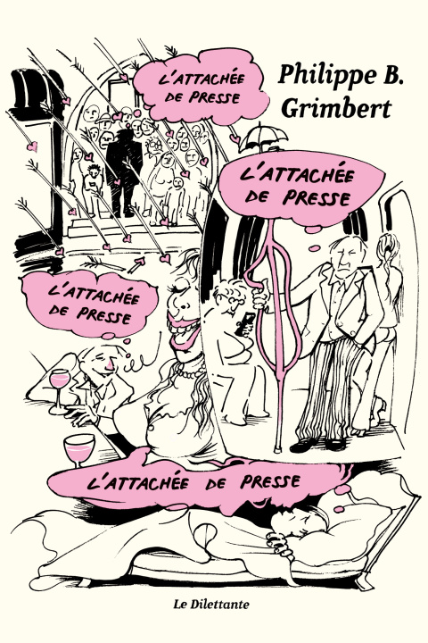 Boek L'Attachée de presse Grimbert