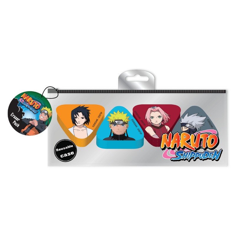 Pisarniški material Naruto Set gum 