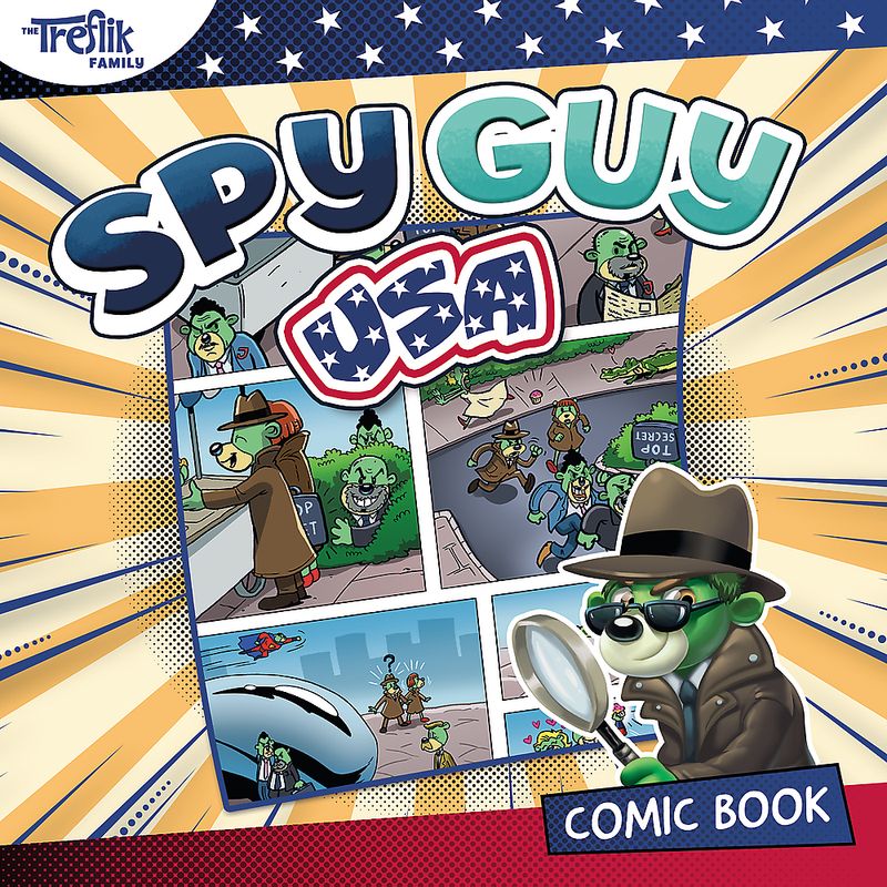 Книга Komiks Spy Guy. USA Katarzyna Płońska