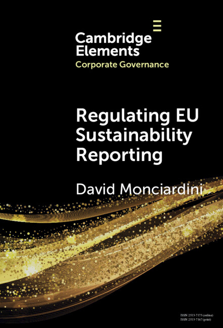 Kniha Regulating EU Sustainability Reporting David Monciardini