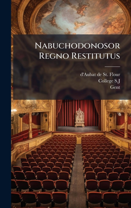 Kniha Nabuchodonosor Regno Restitutus Gent