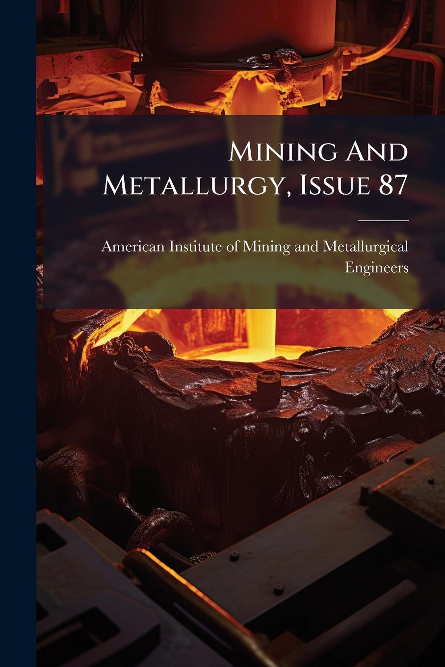 Kniha Mining And Metallurgy, Issue 87 