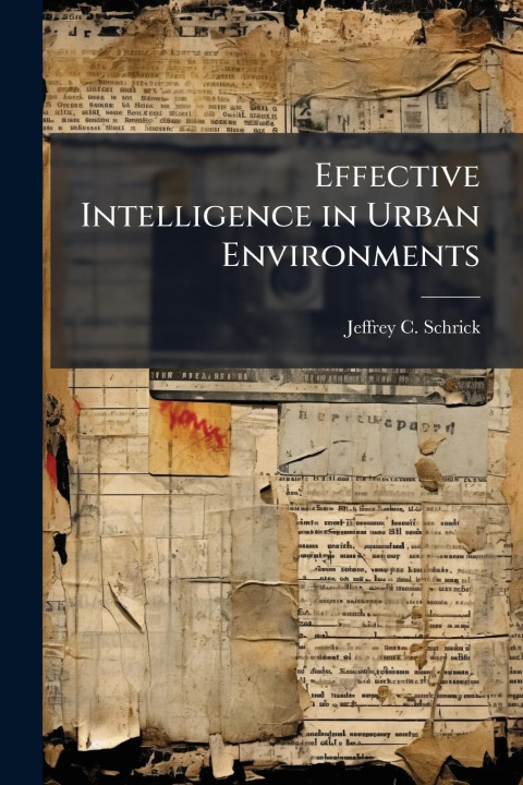 Knjiga Effective Intelligence in Urban Environments 