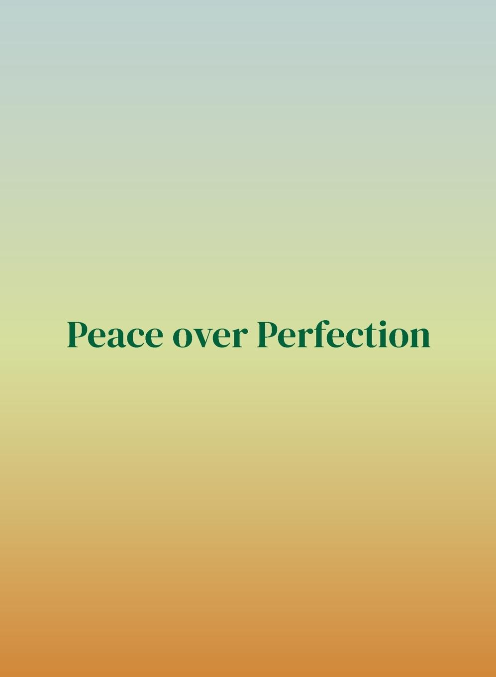 Knjiga Peace over Perfection Agnieszka Jacewicz
