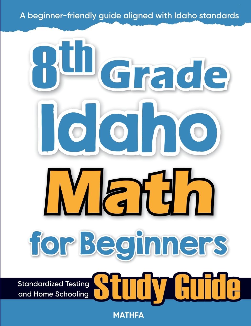 Kniha 8th Grade Idaho Math for Beginners 