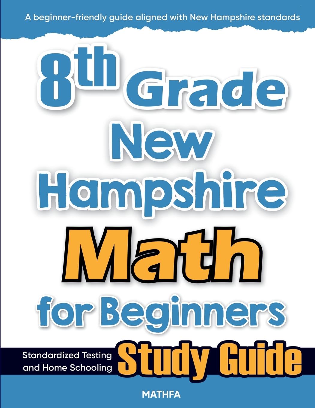 Knjiga 8th Grade New Hampshire Math for Beginners 