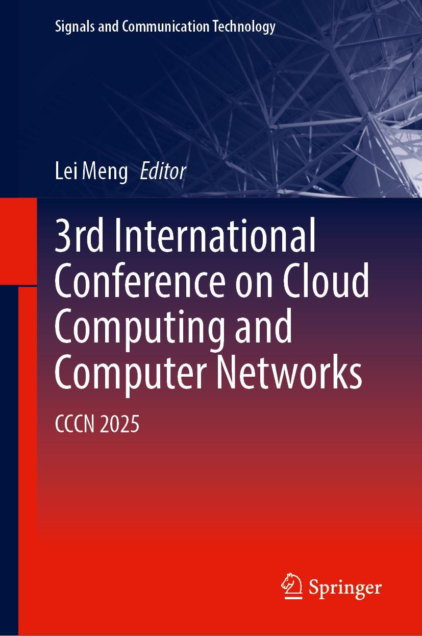Livro 3rd International Conference on Cloud Computing and Computer Networks Lei Meng